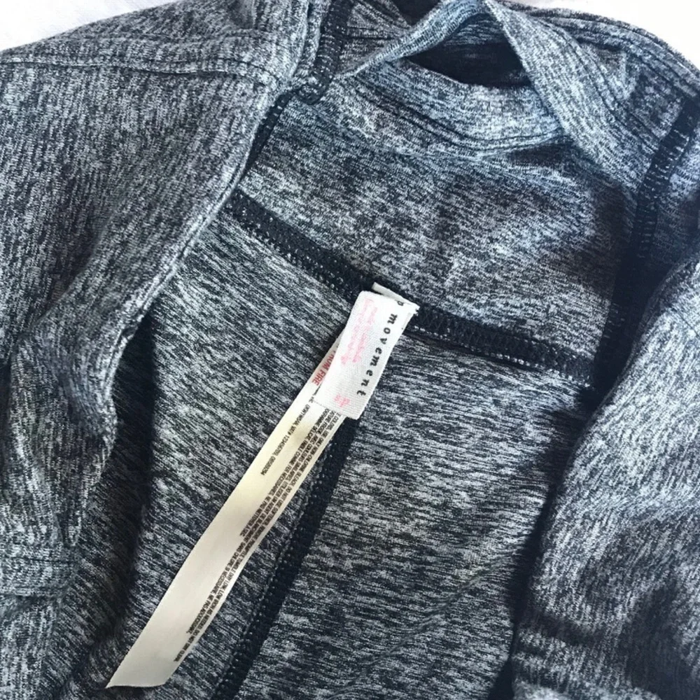 Free People Movement Ace Yoga Leggings Heathered Grey & Black Size S